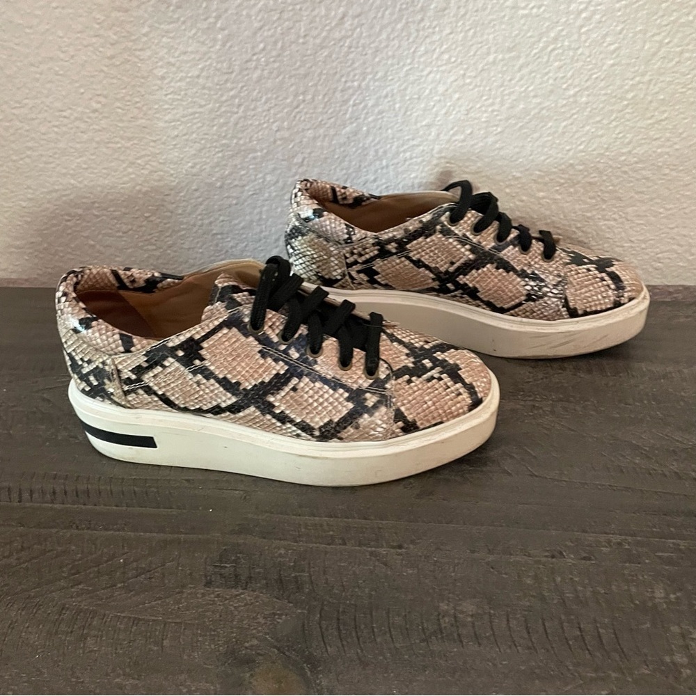 Paolo platform women’s Snake Print Sneakers